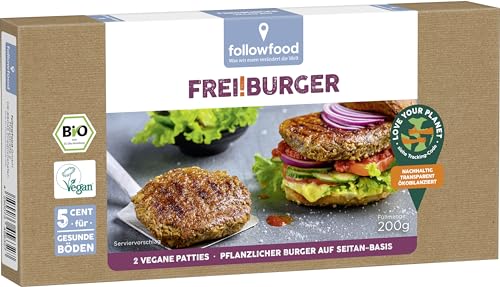 followfood Bio Frei!Burger Vegan, 200 g (Tiefgefroren)